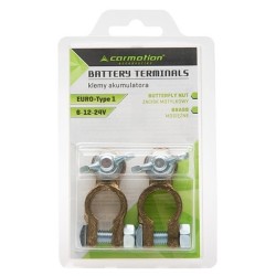 KLEMY ZACISKI AKUMULATORA MOSIĘŻNE SKRĘCANE ZACISK MOTYLKOWY 600A kpl 2szt