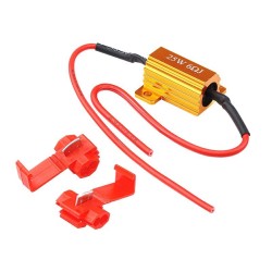 2x REZYSTOR OPORNIK CANBUS OSZUKIWACZ LED 6 OHM 25W