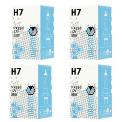 4x ŻARÓWKA VISION ŻARÓWKI E4 55W 12V H7