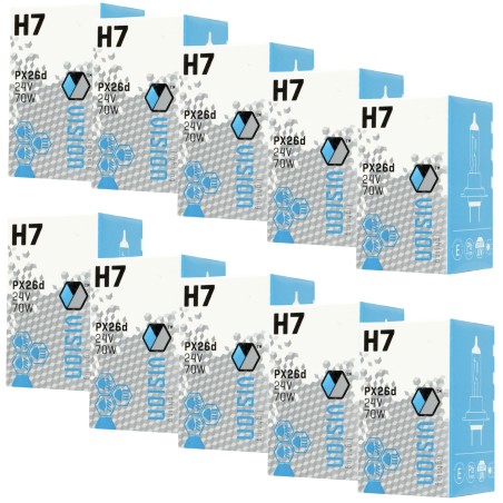 10x ŻARÓWKA VISION E4 70W 24V H7