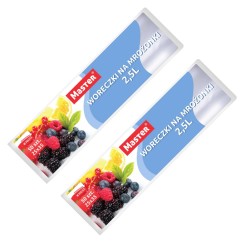 WORECZKI NA MROŻONKI DO MROŻENIA 2,5L 100szt