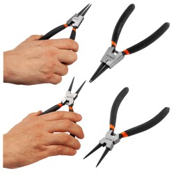 SZCZYPCE DO PIERŚCIENI SEGERA PROSTE WEWNĘTRZNE I ZEWNĘTRZNE 150mm 2szt