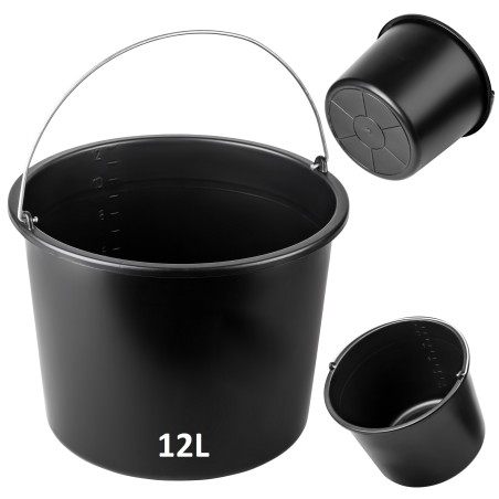 WIADRO BYDOWLANE GOSPODARCZE PLASTIKOWE 12L