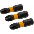 BIT UDAROWY POZIDRIVE 25MM PZ3 W ZESTAWIE 3 SZT