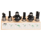 Zestaw startowy frezów 1/2", ( 6 szt )