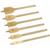 ZESTAW WIERTEŁ Z POWŁOKĄ TYTANOWĄ 6 SZT ( 10 - 32 MM )