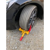 REGULOWANA BLOKADA NA KOŁO Z 2 KLUCZAMI ( 175 - 225 MM )